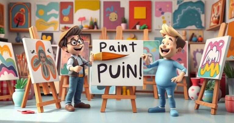 210+ Funny Painting Puns That Will Brush Up Your Day
