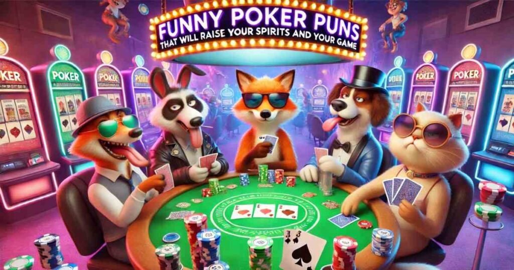 210+ Funny Poker Puns That Will Raise Your Spirits and Your Game