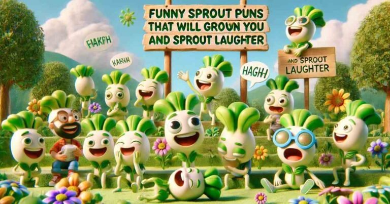 210+ Funny Sprout Puns That Will Grow on You and Sprout Laughter