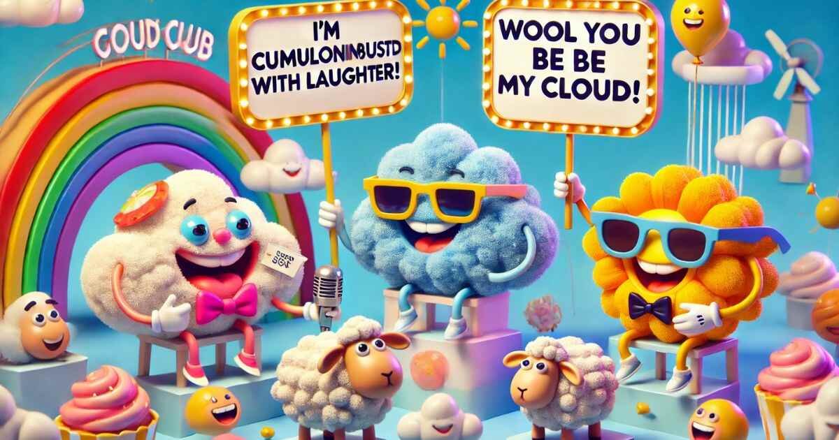 210+ Hilarious and Funny Cloud Puns That Will Have You on Cloud Nine