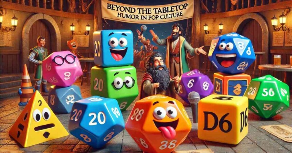 Beyond the Tabletop DnD Dice Humor in Pop Culture