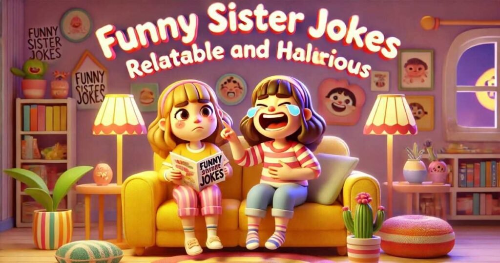 Funny Sister Jokes Relatable and Hilarious