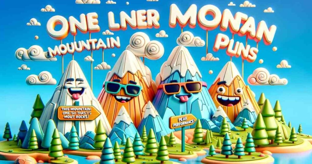 One Liner Mountain Puns