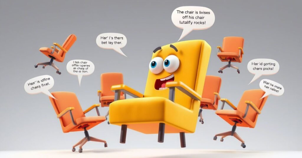 Chair Jokes for Instagram Captions