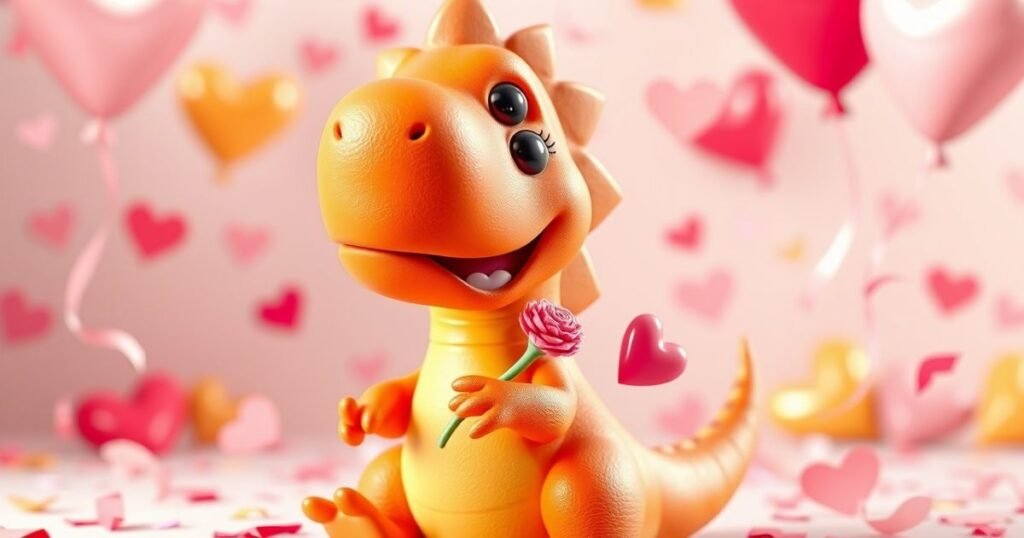 Cute Dinosaur Valentine Puns