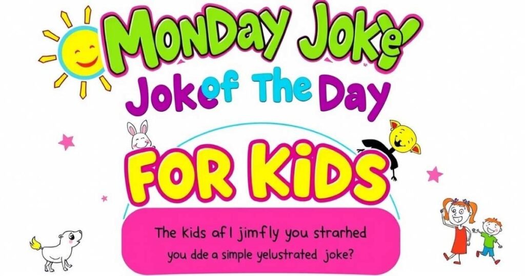 Monday Joke Of The Day For Kids