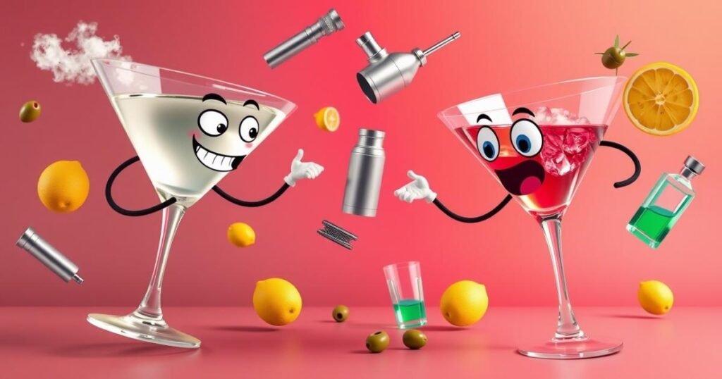 Vodka vs. Gin Martini Humor’s Great Debate
