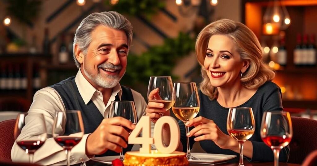 Aging Like Fine Wine Sipping on 40th Birthday Double Entendre Puns