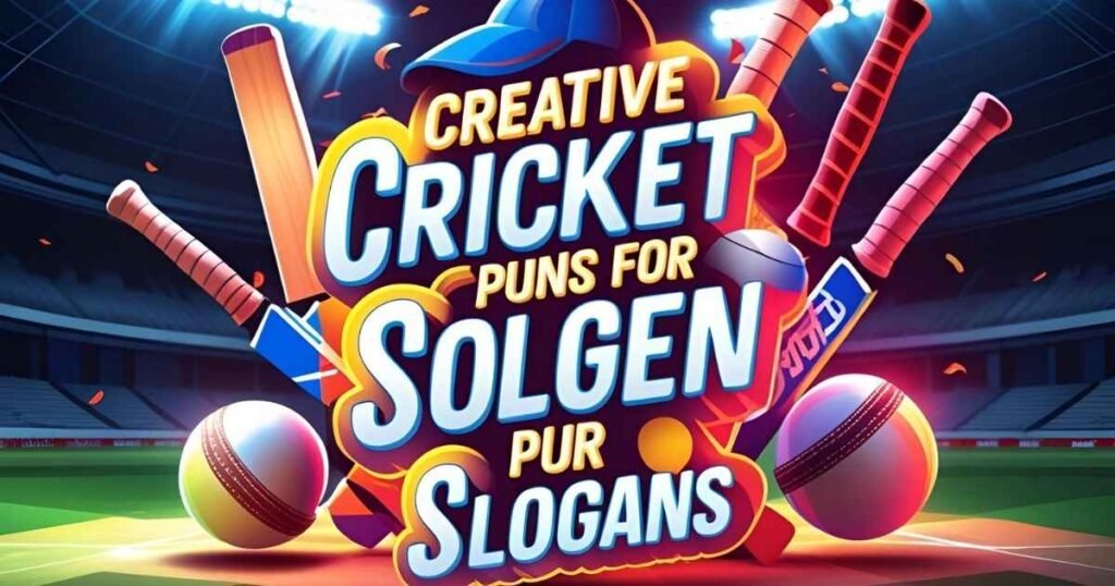 Charming Cricket Puns For Club Slogans
