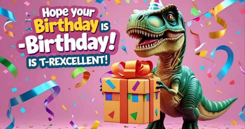 Dinosaur Puns For Birthday for Instagram with Captions That Will Get All the Likes