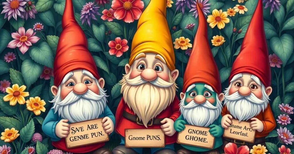 Funny Gnome Puns