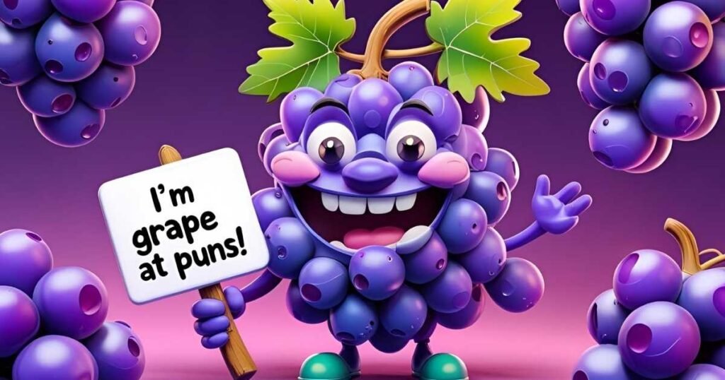 Funny Grape Puns One-Liners to Keep You in Good Grape Spirits