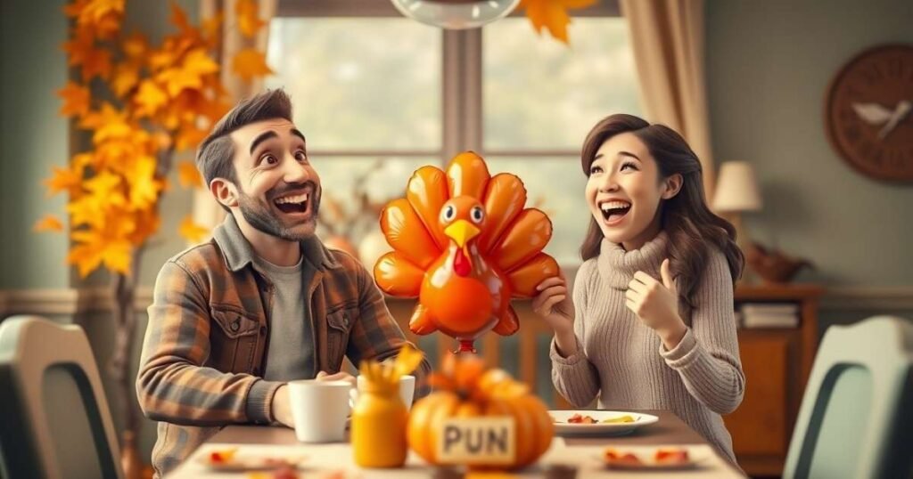 Funny Thanksgiving Puns for Him
