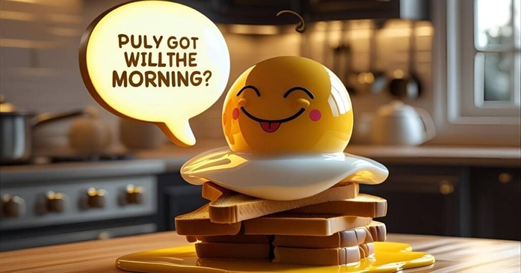 Question-answer breakfast puns