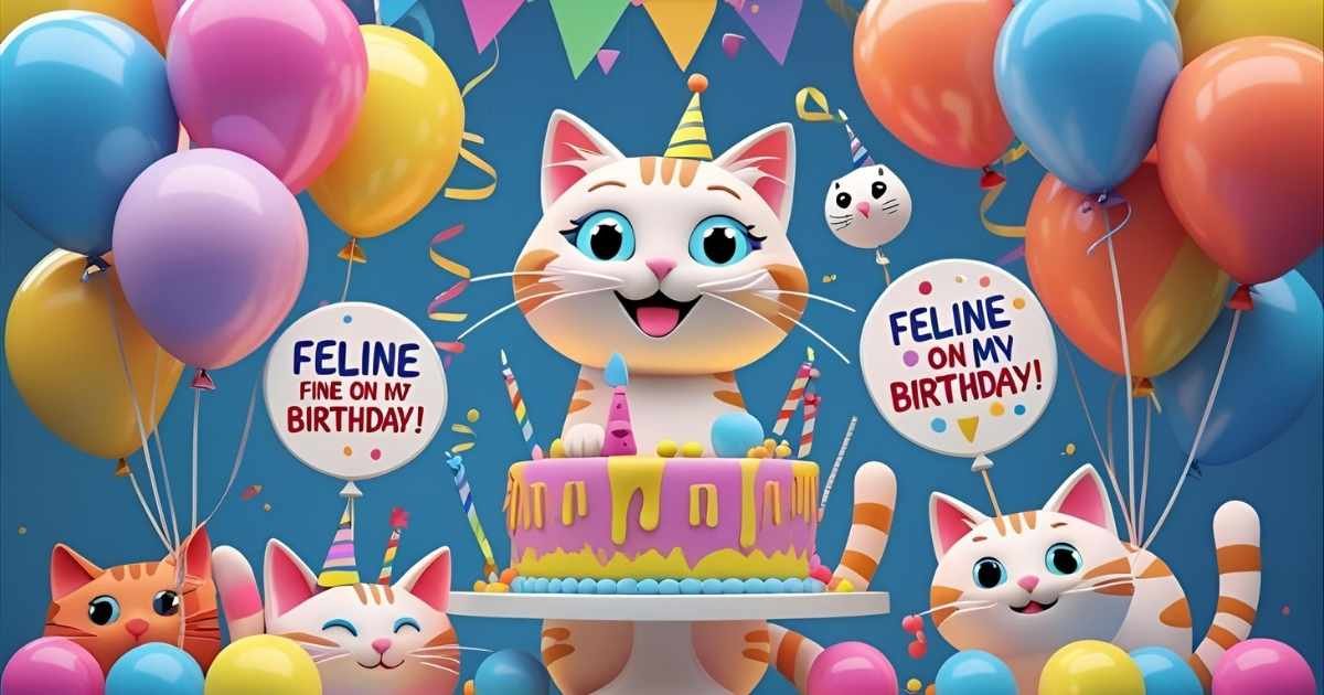 Cat Birthday Puns