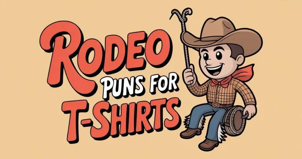 Clever Rodeo Puns for T-Shirts