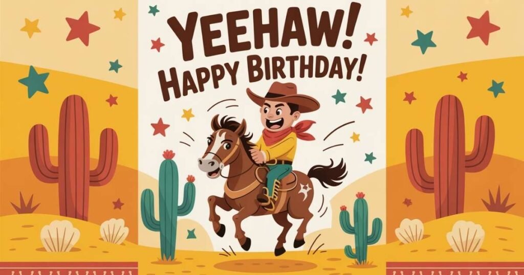 Rodeo Puns for Birthday Cards