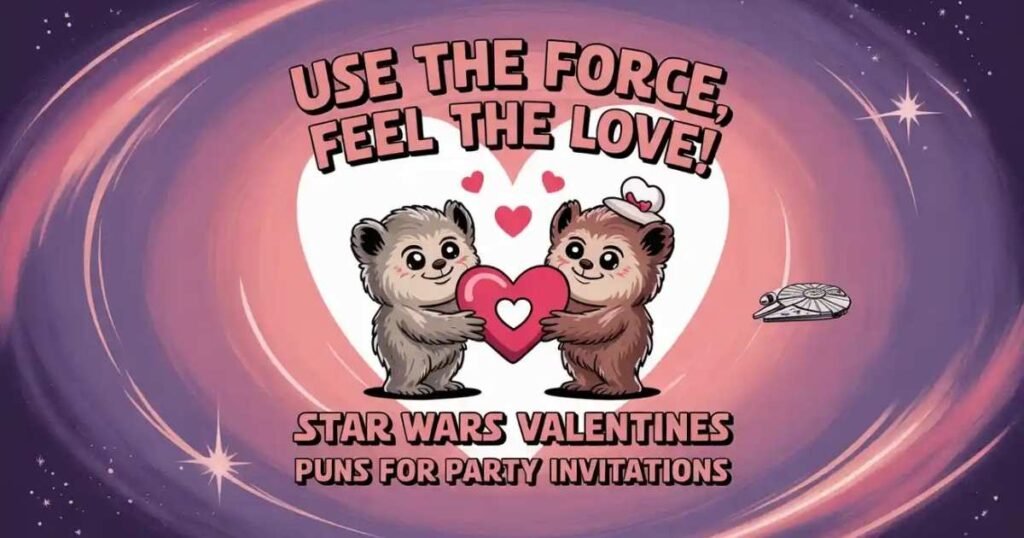 Star Wars Valentines Puns for Party Invitations